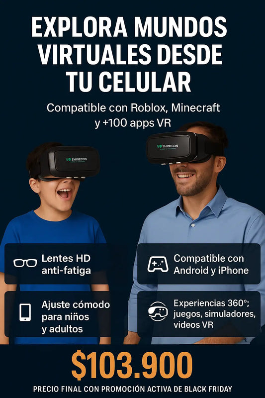 GAFAS VR SHINECON - REALIDAD VIRTUAL