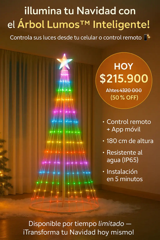 ARBOL DE NAVIDAD LUMOS INTELIGENTE