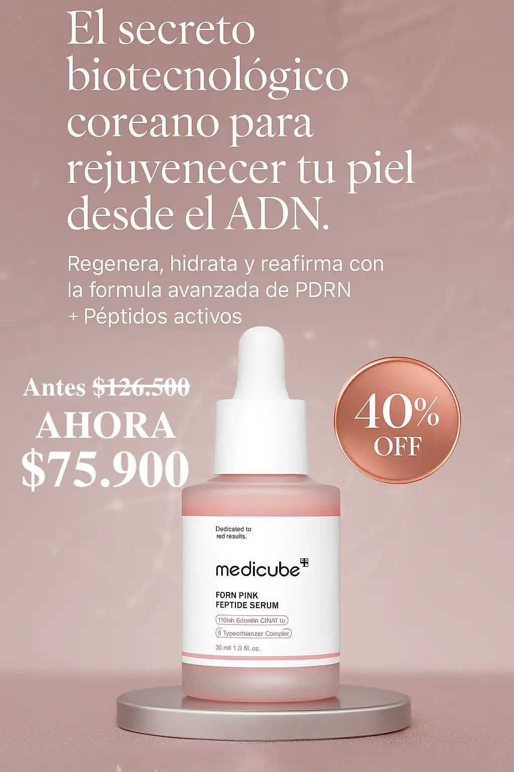 SÉRUM COREANO DE SALMON - MEDICUBE