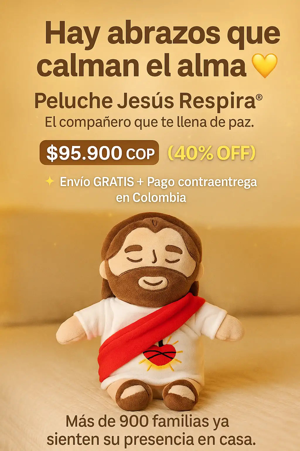 JESUS RESPIRA - PELUCHE