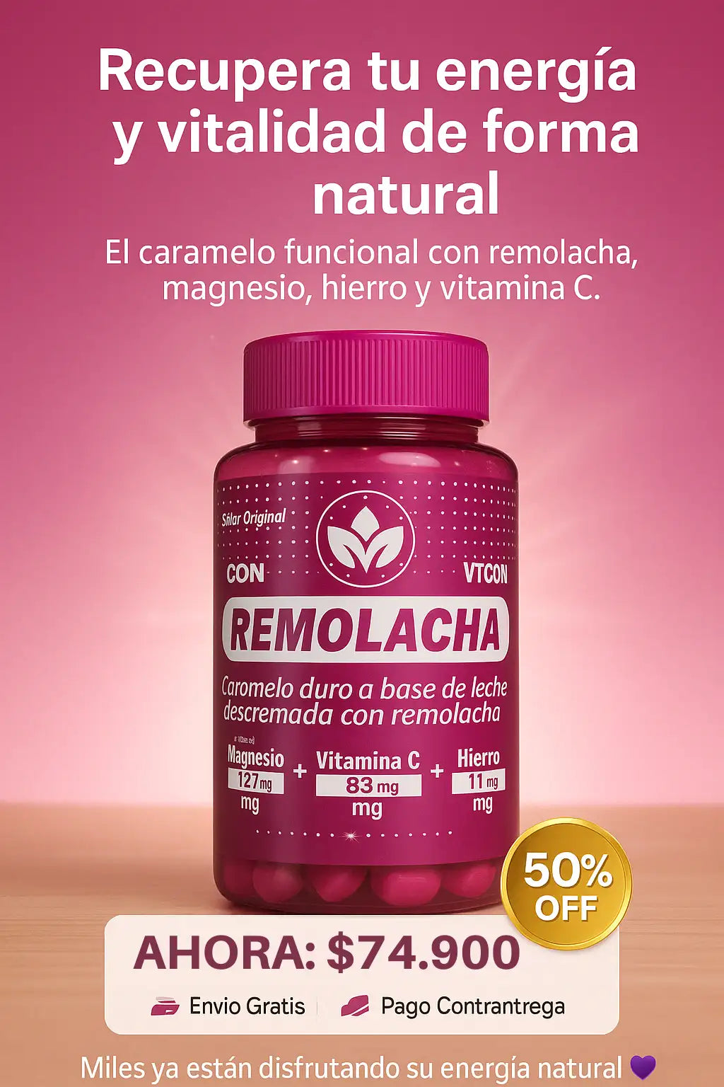 REMOLACHA DOSIS EN CAPSULAS