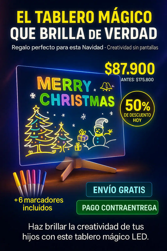 Tablero Mágico Acrílico LED