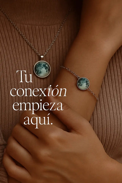 Set Luna Collar y Pulsera