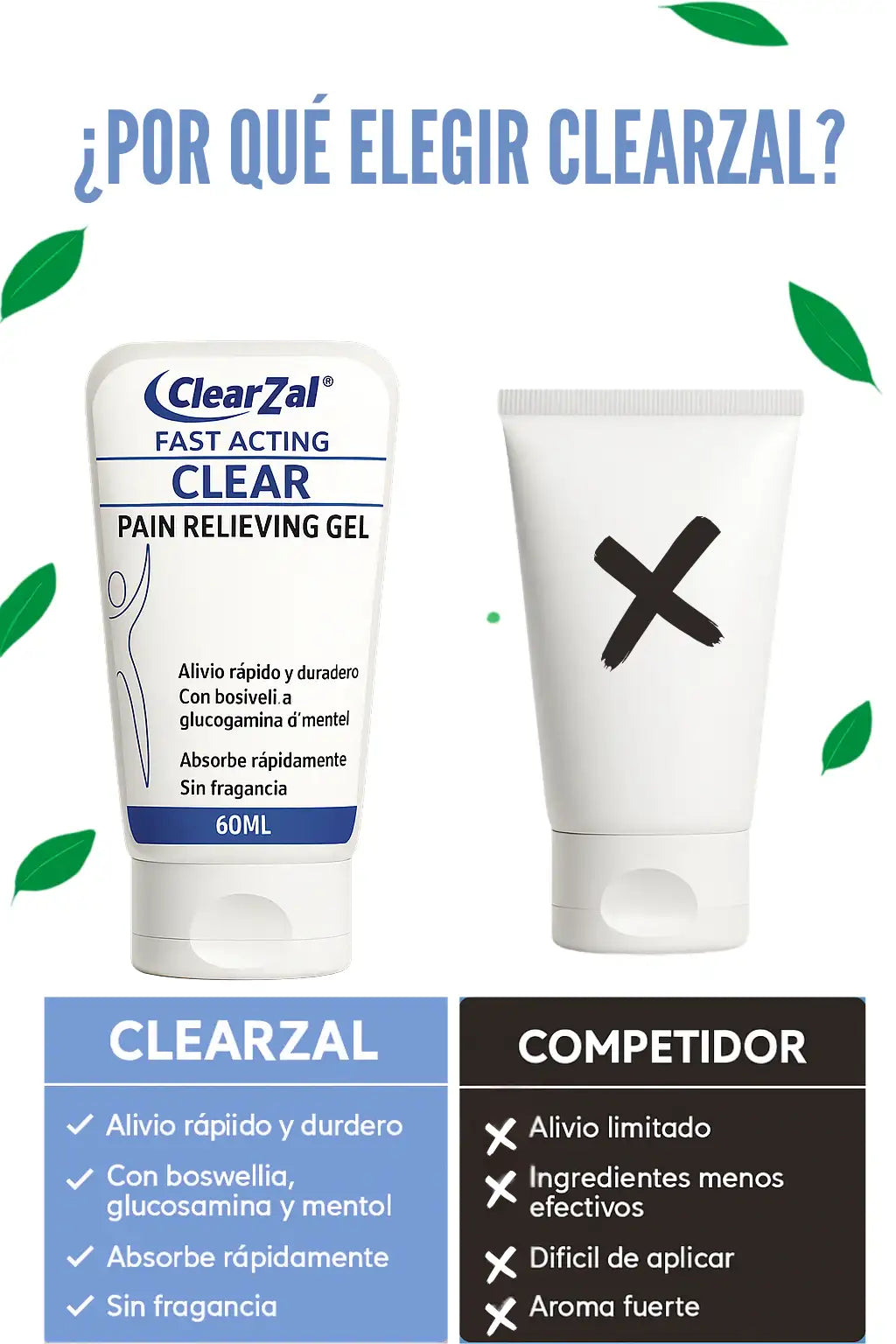 Clearzal™ Presentación EXTRA GRANDE